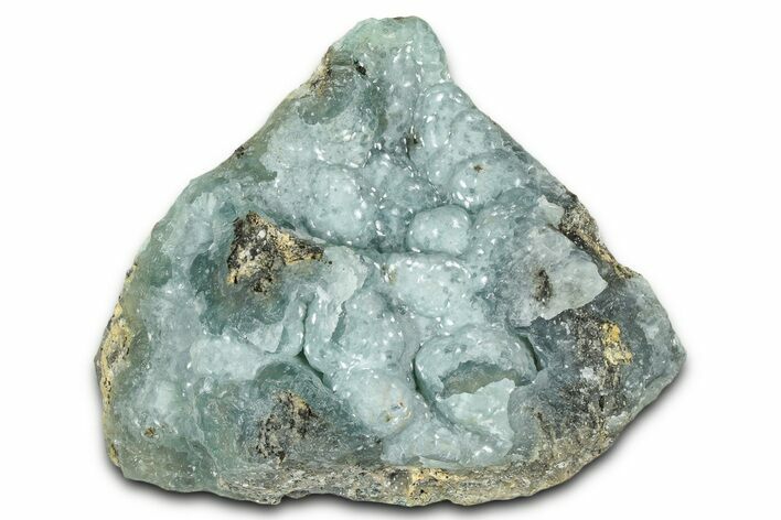 Chatoyant Blue-Grey Smithsonite - Congo #326851